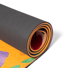 2021 trendy cheap price eco friendly non slip fitness exercise  color  pilates fitness workout  tpe printed yoga mats